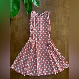 Reformation Pink Polka Dot Dress